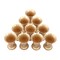 10PCS Tall Art Iron Trumpet Vase for Wedding Party Decoration Golden